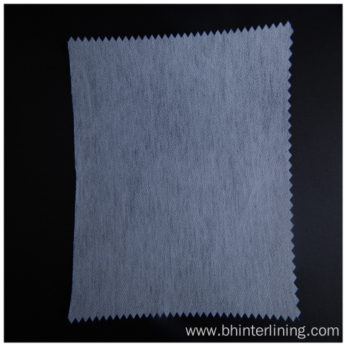 Double dot nonwoven fusible interlining/lining for clothing